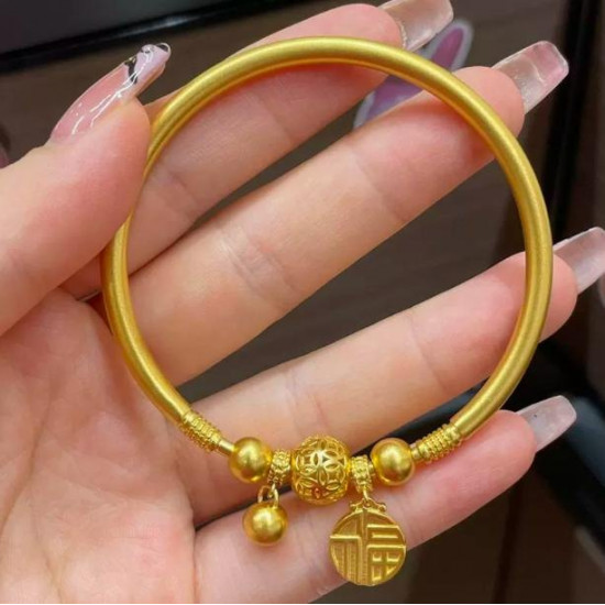 2025 999 gold fashion gold bead bracelet